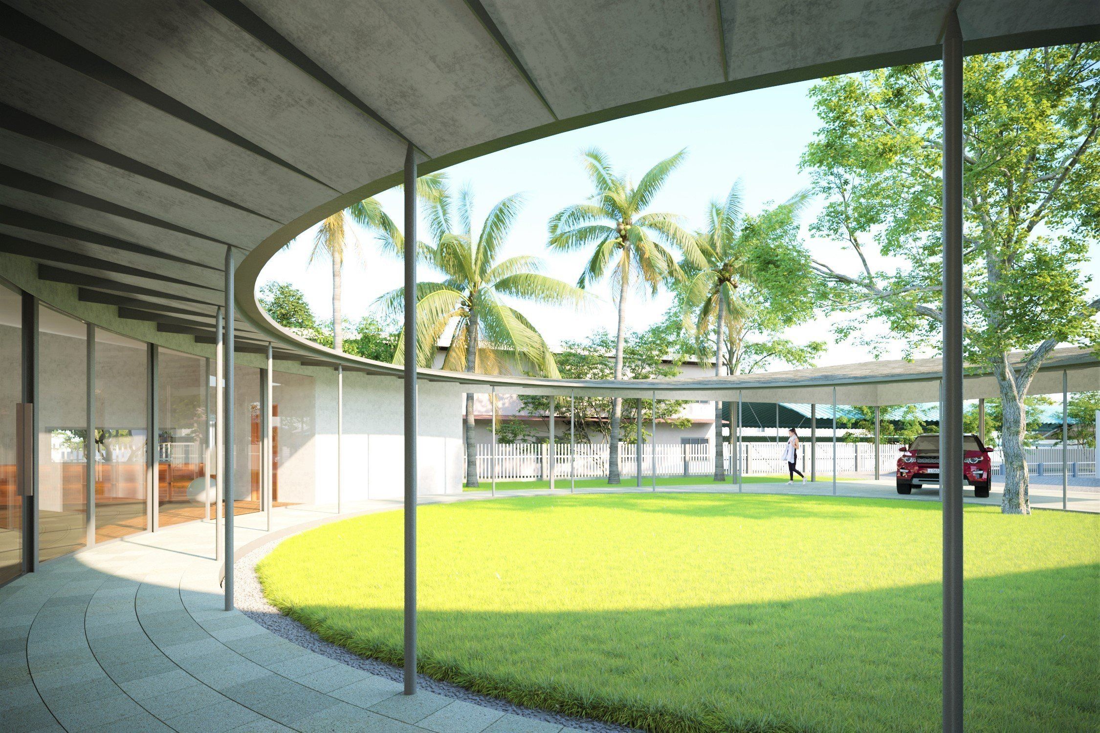 Gym pavilion